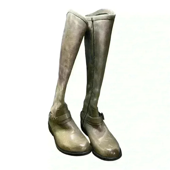 Hinge Dakota Knee High Outer Leather Riding Boots Size 5.5 new - Picture 10 of 14